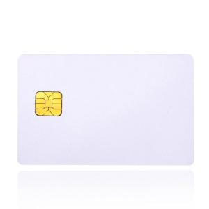Wholesale PVC Blank RFID NFC Card , Plastic Contact Chip Card SLE5542 Fm4442 from china suppliers