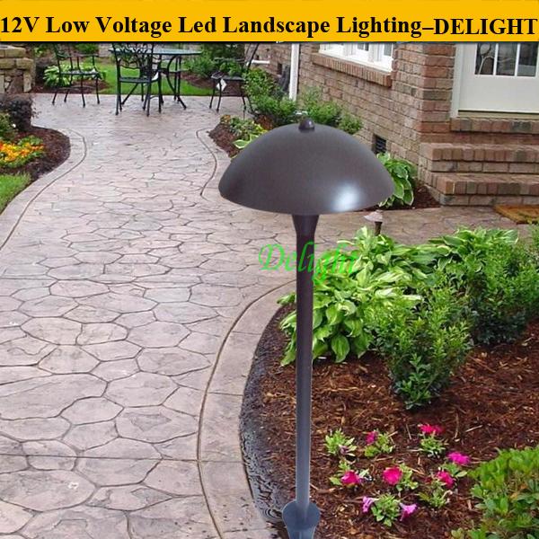 Waterproof aluminum outdoor garden pole Light exterior led landscape light 12V