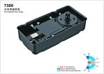 Floor Hinge 7300, color:black or blue, casting iron, weight capacity 130kgs,