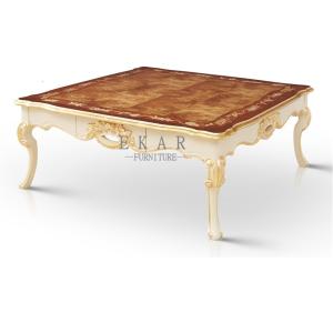 Wholesale Wholesale High Gloss Finished Italian Classic Wooden Carving Tea Table from china suppliers