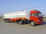 Steel Material 60 CBM Oil Tank Trailer 3 Axles Tanker Semi Trailer For Oil Fuel