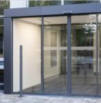 Safety heat / cold resistant motorized sliding door , hospital entrance auto
