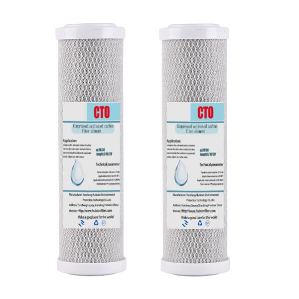 10 Inch Coconut Carbon CTO Activated Carbon Water Filter Cartridge for Water