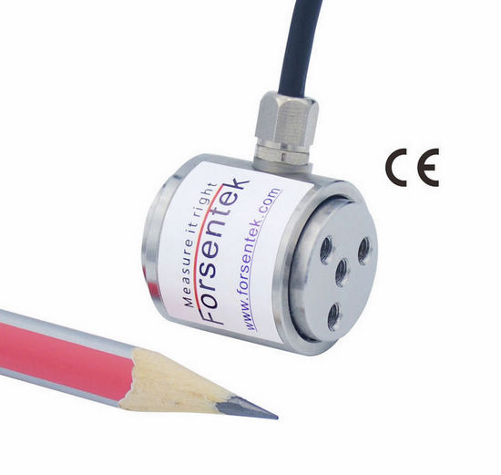 Flange type cylindrical load cell