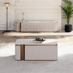 Simple Design Living Room White Wood TV Stand Home Furniture Storage Modern