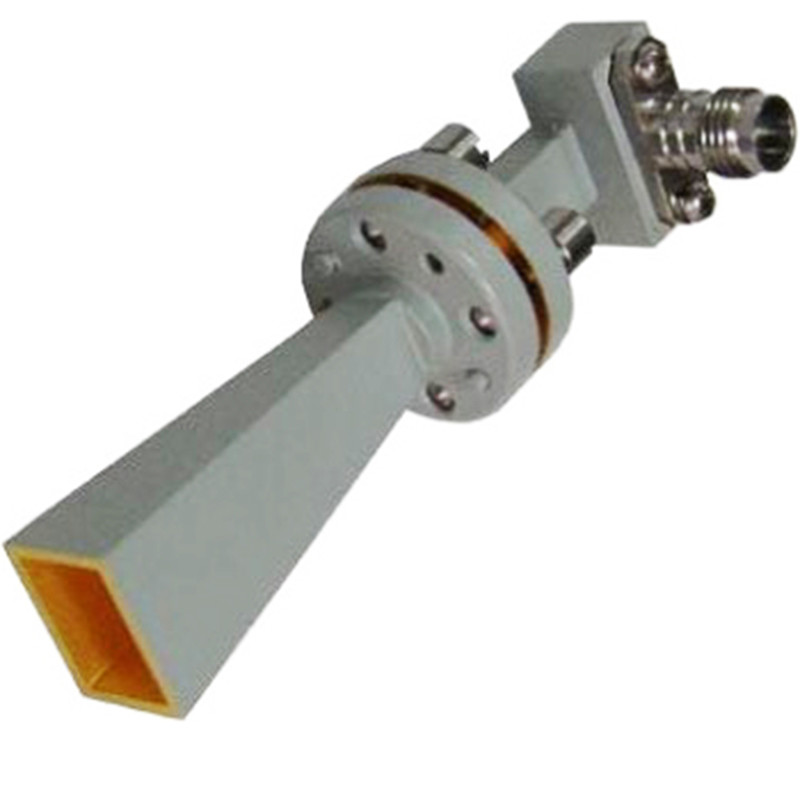 V Band Wr15 Waveguide Horn Antenna , Copper Microwave Horn Antenna