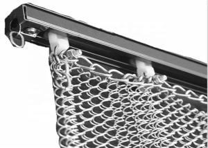 Wholesale 3.75m height Aluminium Chain Mail Curtain Hotel Use from china suppliers