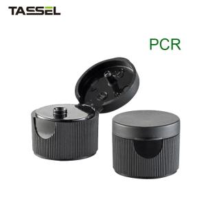 Wholesale 24/410 PCR Plastic Packaging Flip Top Caps Ribbed Closure for Plastic Bottles from china suppliers