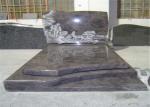 Customized Granite Cemetery Monuments Sand Bast Words Extra Finish