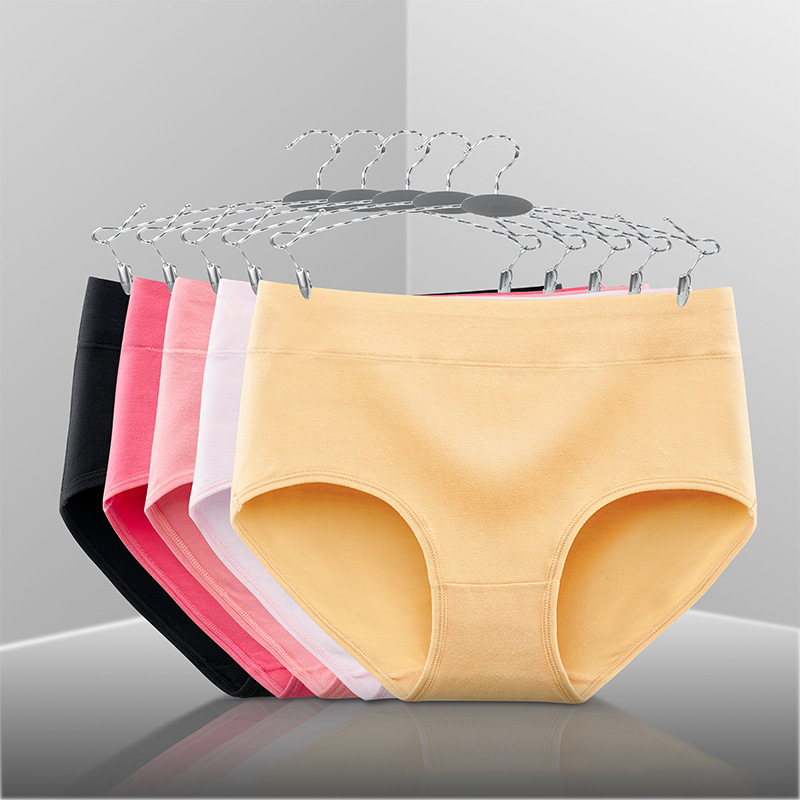 Breathable Womens Cotton Stretch Panties Plus Size Multicolor Staticproof