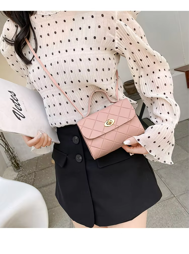 GHJ-28 Luxury Single Shoulder Handbags For Women PU Leather Suitable For All Seasons
