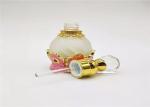 Custom Dubai Arabian Colorful Perfume Bottles Wind Metal Oil Pink Color