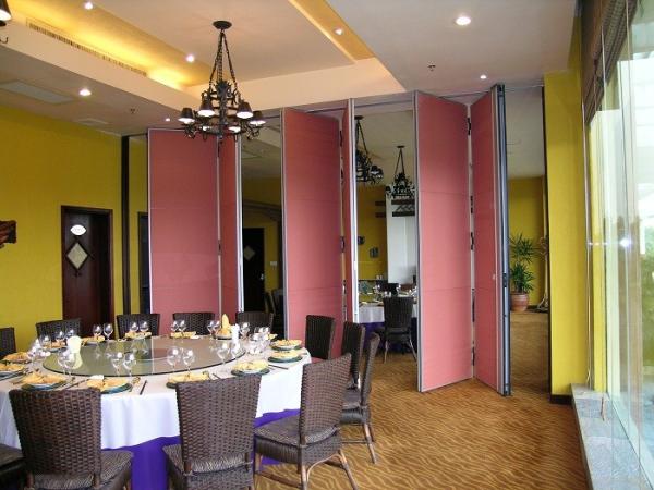 Commercial Furniture Interior System Accordion Folding Partition Walls Voice