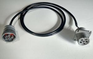 Wholesale J1708 Deutsch 6-Pin Female Socket to 6-Pin Male Receptacle Cable from china suppliers