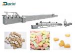 Customized Color Dog Biscuit Making Machine , Pet Food Production Line