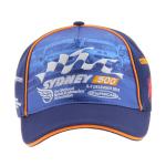 Five Panels Racing Baseball Caps Embroidery Logo Fashionable