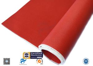 Wholesale 3784 C Glass Red Silicone Coated Fiberglass Cloth Thermal Insulation Cover from china suppliers