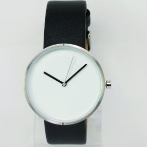 Wholesale watch Stainless steel case with geniune leather strap watch from manufacture factory from china suppliers