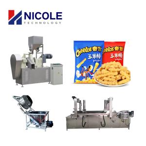 Wholesale Automatic Baked Cheetos Fried Kurkure Production Line Rotary Extruded from china suppliers