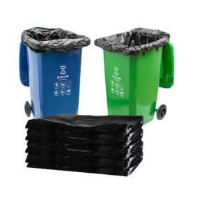 Wholesale Strong and Durable Large Black Trash Bags for Construction Sites Yard Waste Commercial from china suppliers