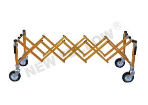 Wholesale Aluminum Alloy Church X - Frame Telescopic Funeral Trolley With Wheel from china suppliers