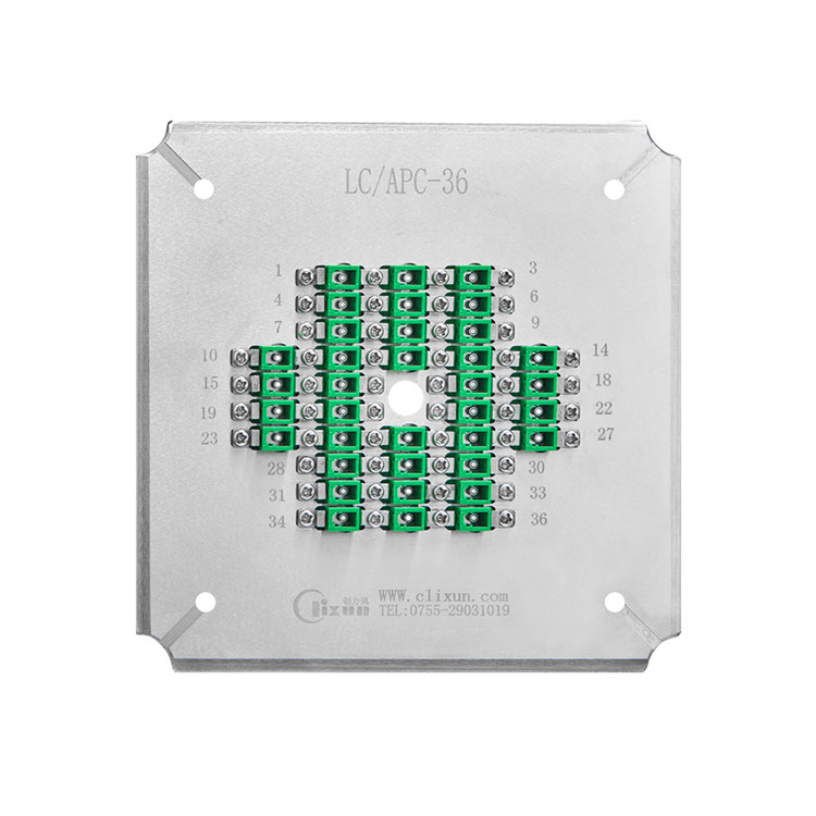 36 Connector LC / APC Housing Fiber Optic Polishing Jig / Fixture