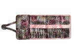 Colorful Handy Clutch Purse Makeup Brush Roll Bag Pen Holder Case Crocodile