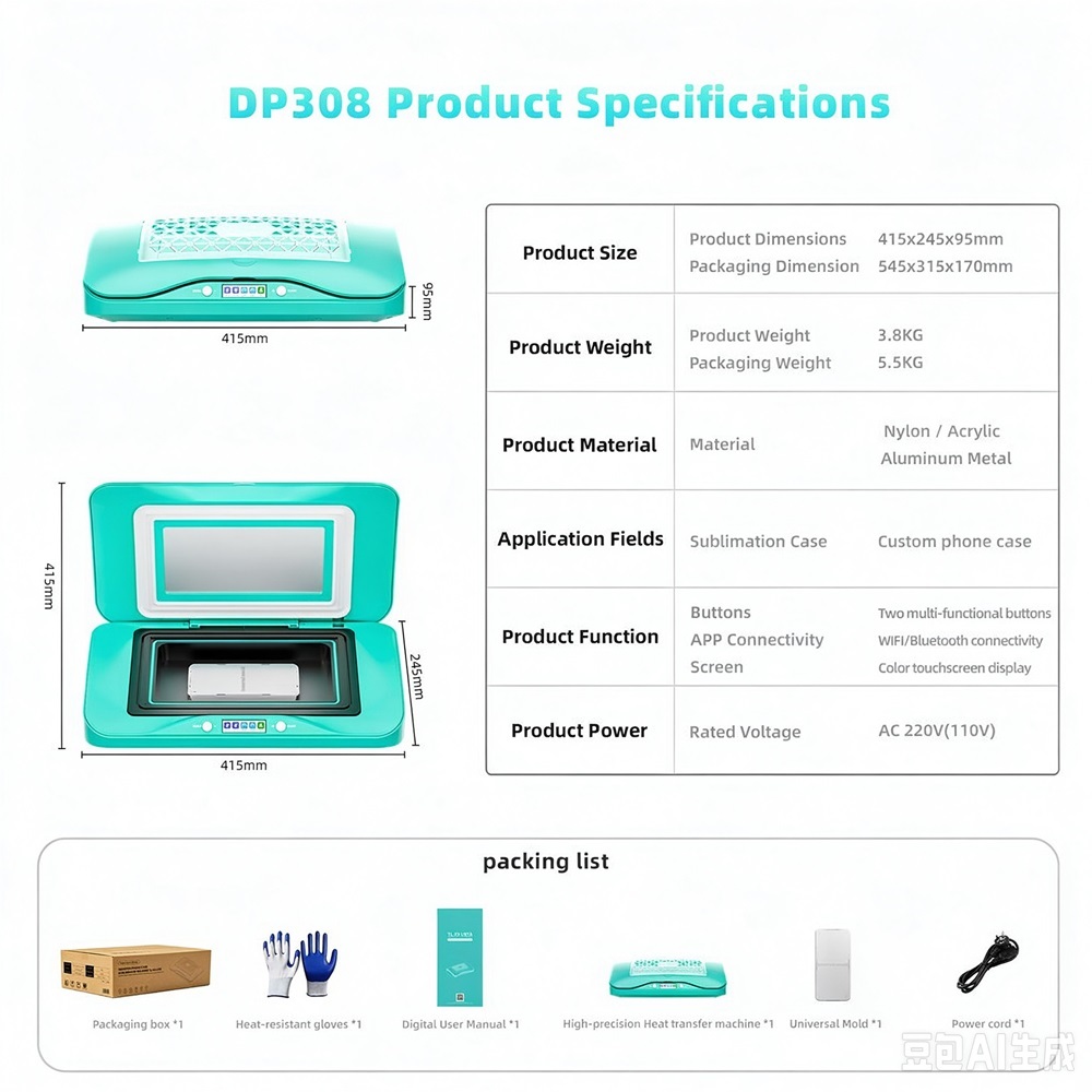 Universal Mold Wholesale Order Support for Mobile Phone Back Cover 3D Vacuum Heat Transfer Phone Case Transfer Machine