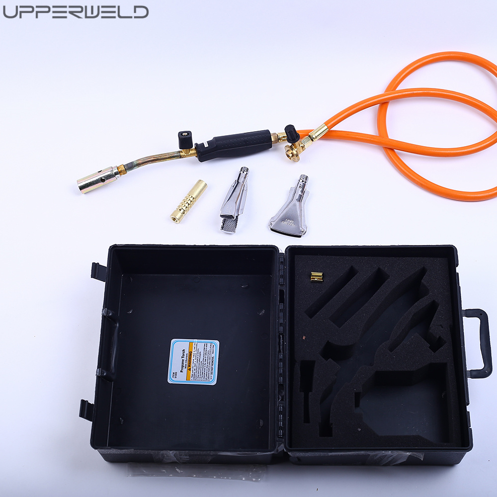 Light Welding and Soldering Double Valve Blow Torch with 80 inch Hose 86*20*3CM Iron
