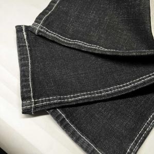 Wholesale Breathable Sulfur Black Cotton Denim Fabric Cloth 170cm 11.5 Oz from china suppliers