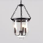 Vintage Glass Pendant Lamps Retro American Country Loft Iron Pendant Light(WH-CI
