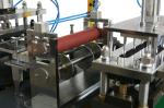 Recycle Water Plastic Cover Making Machine / Yellow Cup Lid Forming Machine