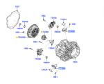 6DCT250 DPS6 Transmission Clutch Actuator Motor 11-17 Ford Fiesta Ford Focus