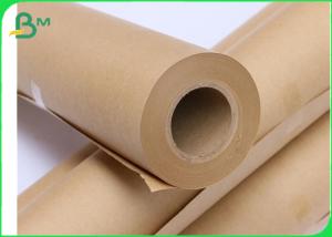 Wholesale 70gsm 80gsm 600mm * 270m Pure Kraft Paper Roll For Gift Wrapping Durable from china suppliers