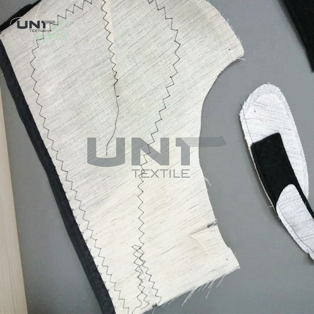 Woven Chest Piece Garments Accessories Polyester Fabric With Non Woven Felt