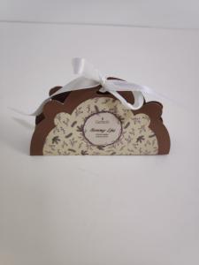 Wholesale Fancy cute flat packed custom design wholesale small cosmetics gift paper bags with ribbon from china suppliers