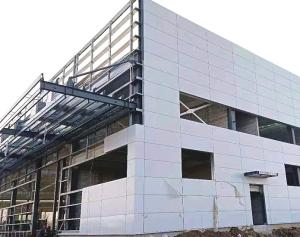 Wholesale Metal Construction Steel Structure Warehouse With Aluminum / PVC Windows from china suppliers