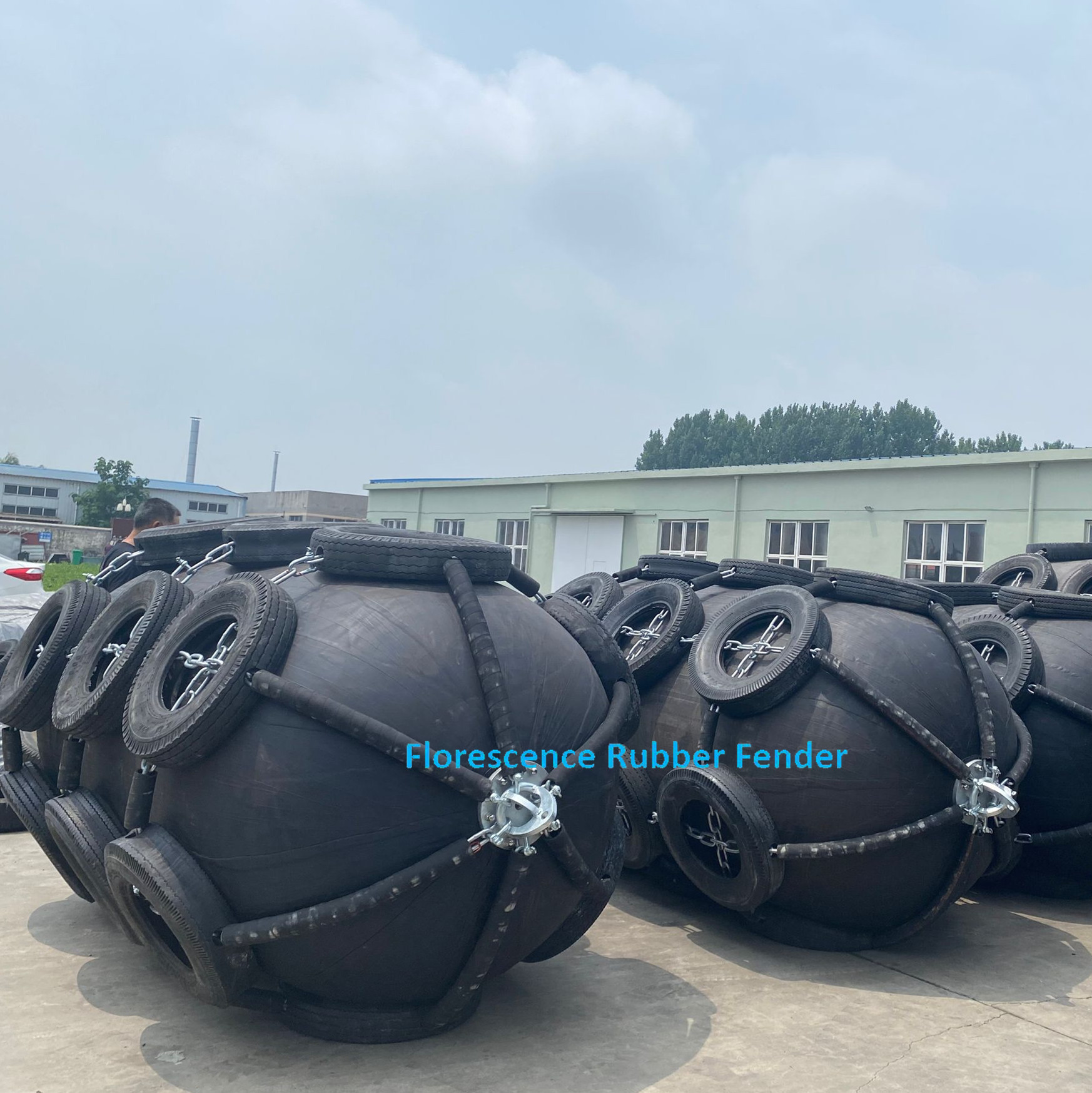 Fendercare Floating Inflatable Pneumatic Ship Fenders Marine Rubber Fender