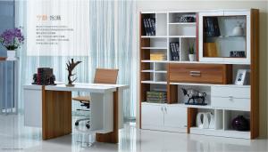 Wholesale Simple Full Bedroom Furniture Sets / Melamine Bookcase With Multi - Fuction Cabinet from china suppliers