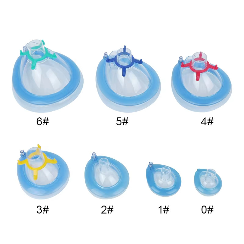 Disposable Air Cushion Mask Full Set Anesthesia Masks Adult PVC Masks