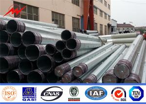 Wholesale Hot Dip Galvanized Steel Power Line Pole Transmission Pole ISO9001 160Km/H from china suppliers