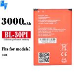 BL-30PI 3000mAh OEM Li-ion Mobile Phone Battery for Itel 1408 Batteira
