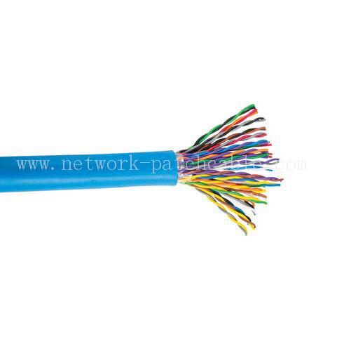 10 Pair Cat3 Telephone Cable Coaxial PTFE Custom Category 3 Cable