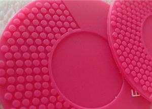 Wholesale Rose Red Soft PVC Patches For Face Washing Instrument / Soft Silicone Patch from china suppliers