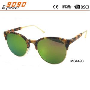 Wholesale Unisex classic Sunglasses with metal Frame, UV 400 Protection Lens from china suppliers