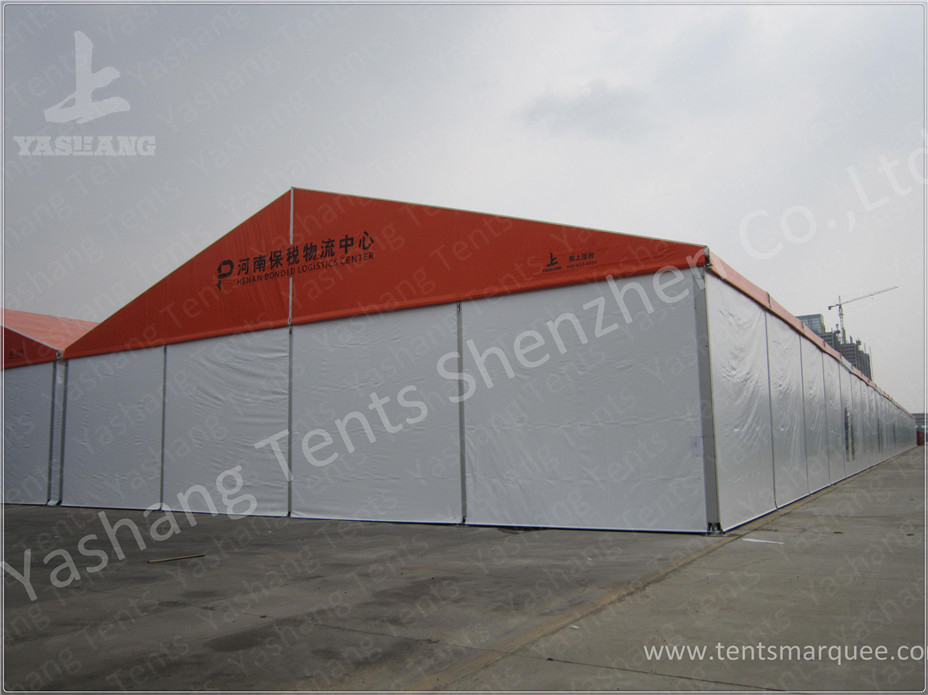 Logistics Aluminum Frame Industrial Storage Tents , Temporary Storage Tents