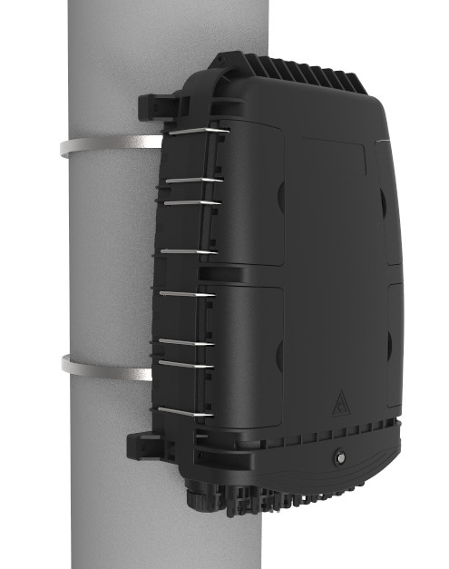 Pre-connectorized Optical Fiber Distribution Box GFS-16Q-1 IP68 378*255*116mm 16 pre-connected adapter aerial-mount