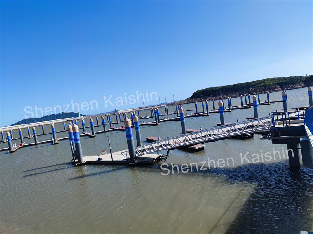 marina floating Dock Floating pontoon walkway Made Of Aluminum Alloy 6061 T6 For Yacht Boat Ship