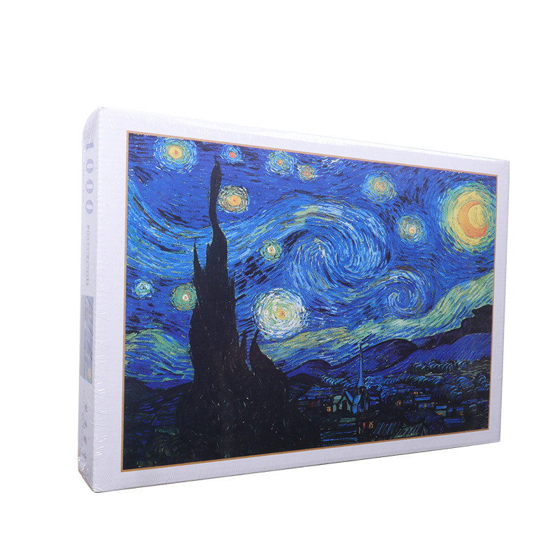 1.8mm Cartoon Landscape Paper Jigsaw Puzzle Games 300 Piece
