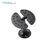 Collapsible Black Individual Makeup Brush Drying Rack Makeup Tools With 22 Holes